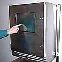 computer touch screen cabinet